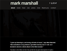 Tablet Screenshot of markmarshall.com